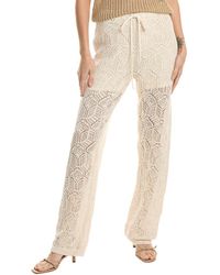 Design History - Hallie Linen-blend Pant - Lyst