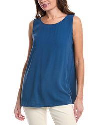 Eileen Fisher - Sleeveless Silk Tunic Tank - Lyst