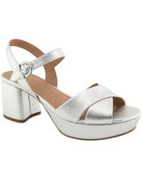 Aerosoles - Cosmos Leather Heeled Sandal - Lyst