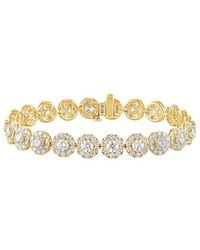 Lab Grown Diamonds - 14K 11.00 Ct. Tw. Lab-Grown Diamond Fashion Bracelet - Lyst
