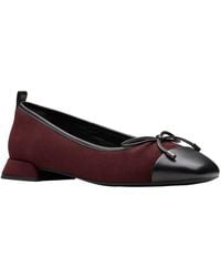 Clarks - Ubree15 Poppy Suede Ballet Flat - Lyst