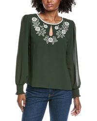 Cece - Embroidered Top - Lyst