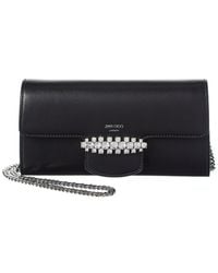 Jimmy Choo - Bing Leather Wallet On Chain - Lyst