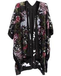 Saachi - Velvet Poncho - Lyst