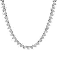 Created Forever - 14K 6.24 Ct. Tw. Lab-Grown Diamond Tennis Toggle Necklace - Lyst