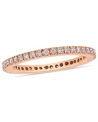 Diamond Select Cuts - 18K Rose 0.29 Ct. Tw. Diamond Eternity Ring - Lyst