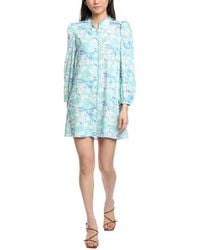 Sail To Sable - Scalloped Linen-Blend Shirtdress - Lyst