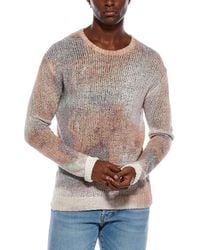 John Varvatos - Sullivan Linen-Blend Crewneck Sweater - Lyst