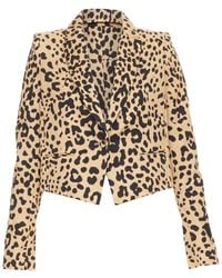 Givenchy - Leopard Paneled Tailcoat Tuxedo Blazer, Size Fr (Authentic Pre- Loved) - Lyst