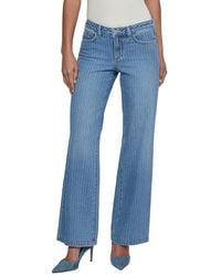 L'Agence - Joanne Low-Rise Wide Leg Jean - Lyst