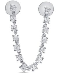 Sabrina Designs - 14k 0.86 Ct. Tw. Diamond Chain Earrings - Lyst