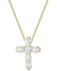 Diamond Select Cuts - 14k Diamond .91 Ct. Cross Necklace - Lyst