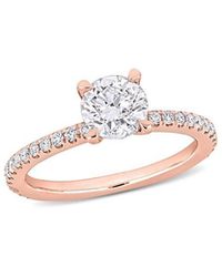 Rina Limor - 14k Rose Gold 1.31 Ct. Tw. Diamond Ring - Lyst