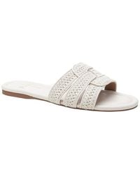 Linea Paolo - Legacy-L Crochet & Leather Sandal - Lyst