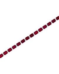 Effy Fine Jewelry - 14K 30.07 Ct. Tw. Lab-Grown Diamond & Lab-Grown Ruby Bracelet - Lyst