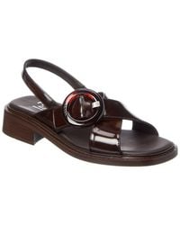 Prada - Re-Edition 1996 Brushed Leather Sandal - Lyst
