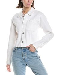 Hudson Jeans - Cropped Denim Jacket - Lyst