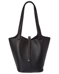 Tiffany & Fred Paris - Pebbled Leather Bucket Tote - Lyst