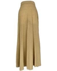 Ba&sh - Pleated Maxi Skirt, Size Uk; (Authentic Pre-Loved) - Lyst