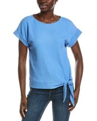 Jones New York - Dolman Tie Seabreeze Crinkle Top - Lyst