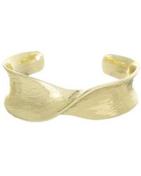 Adornia - Plated Twist Cuff Bracelet - Lyst