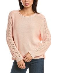 NIC+ZOE - Crochet Crimpy Cord Sweater - Lyst