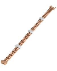 Diamond Select Cuts - Stainless Steel 0.06 Ct. Tw. Diamond Bracelet - Lyst