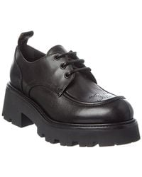 Celine - Triomphe Leather Derby - Lyst