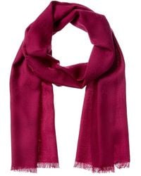 Gucci - Logo Small Jacquard Wool & Silk-blend Scarf - Lyst