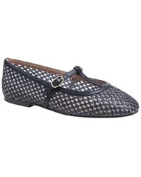 Linea Paolo - Monet-L Raffia & Leather Flat - Lyst
