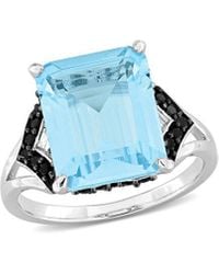 Rina Limor - 7.92 Ct. Tw. Sky Topaz & Sapphire Ring - Lyst