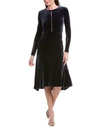 Akris - Silk-Blend Midi Dress - Lyst