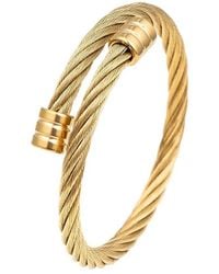 Eye Candy LA - The Luxe Collection Titanium Cz Nicky Cuff Bracelet - Lyst
