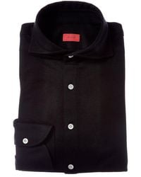 Isaia - Jersey Wool Sport Shirt - Lyst