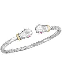 Phillip Gavriel - 18K & Ruby Cuff Bracelet - Lyst