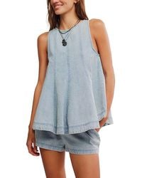 Free People - 2Pc Cassius Relaxed Fit Top & Short Set - Lyst