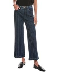 Cinq À Sept - Denim Pintuck Camen Pant - Lyst