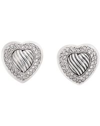 David Yurman - Cable Collection 0.75 Ct. Tw. Diamond Earrings (Authentic Pre-Owned) - Lyst
