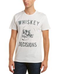 Lyst Chaser Money Talks Crewneck Tee In White For Men - chaser graphic t shirt lyst
