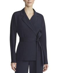 Lafayette 148 New York - Dolman Wrap Silk-Blend Shirt Jacket - Lyst