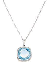 Diana M. Jewels - Fine Jewelry 14k 5.74 Ct. Tw. Diamond & Topaz Necklace - Lyst