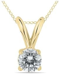 Diamond Select Cuts - 14k 0.09 Ct. Tw. Diamond Necklace - Lyst