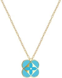 Gabi Rielle - 14k Over Silver Blossom Clover Necklace - Lyst