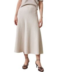 Lilla P - Flared Knit Skirt - Lyst