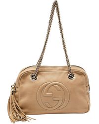 Gucci - Leather Medium Soho Chain Shoulder Bag (Authentic Pre-Owned) - Lyst
