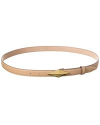 Jimmy Choo - Diamond Clasp Leather Belt - Lyst