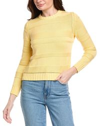 Hannah Rose - Jessie Textured Stripe Pullover - Lyst