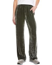 Velvet By Graham & Spencer - Sorine Velvet Silk-Blend Pant - Lyst