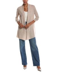 InCashmere - Open Front Cashmere Cardigan - Lyst