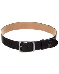 Paul Smith - Ps Paul Smith Outline Zebra Leather Belt - Lyst